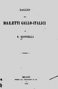 Saggio sui dialetti gallo - italici